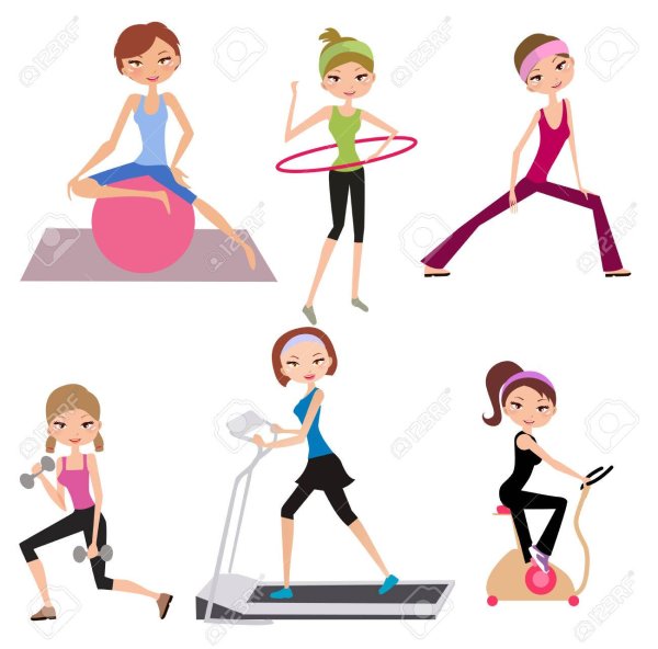 Степ-аэробика для детей в детском саду мультяшный