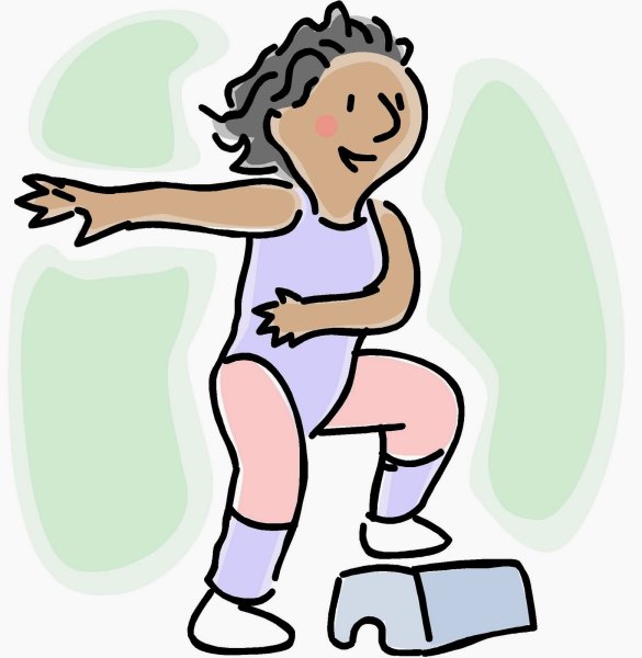 Степ-аэробика в детском саду рисунки