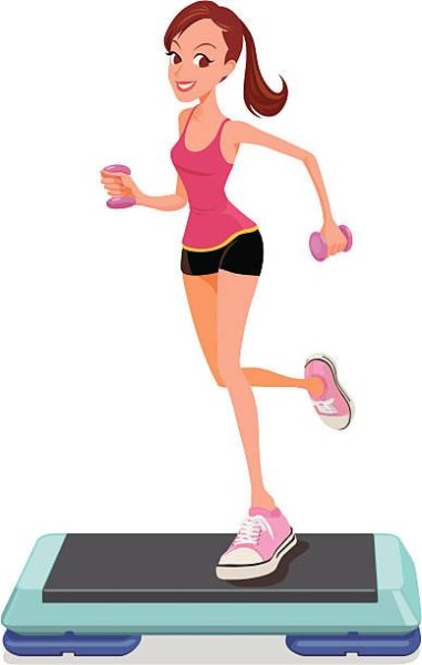 Степ аэробика мультяшки