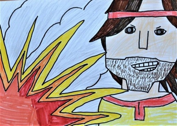 Рисунок на тему Калевала