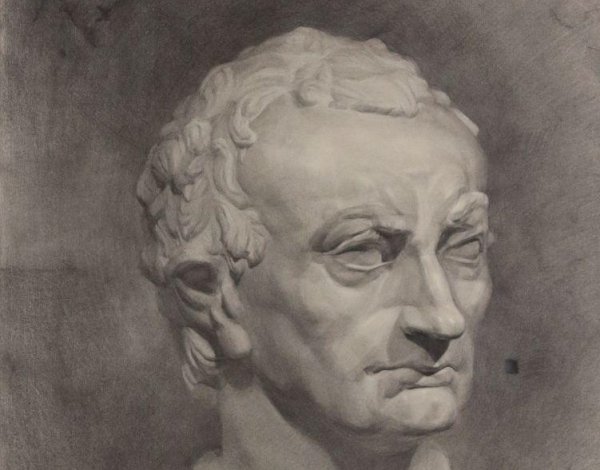 Гипсовая голова Гаттамелата Академический