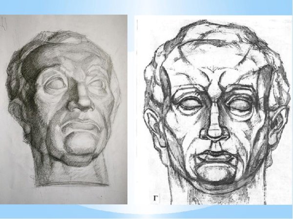 Октавиан август гипсовая голова