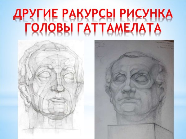 Гипсовая голова Гаттамелата Академический