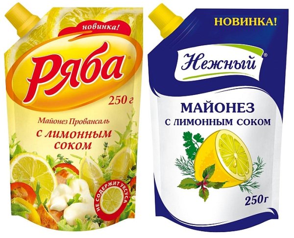Виды майонеза
