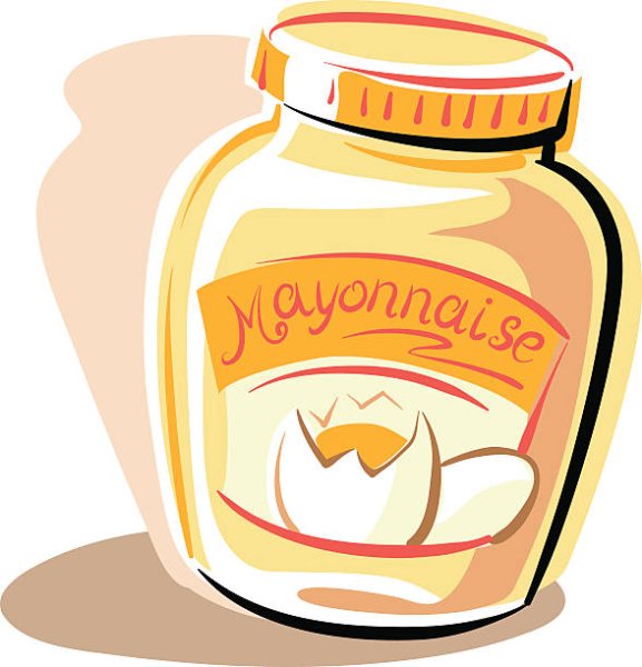 Нарисовать майонез