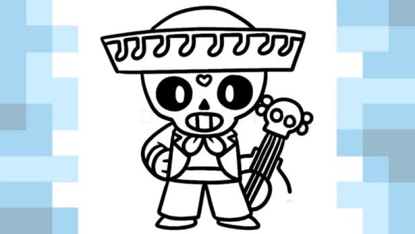 Бравлеры картинки для срисовки