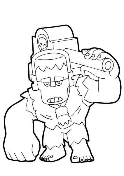 Раскраски Браво старс Фрэнк