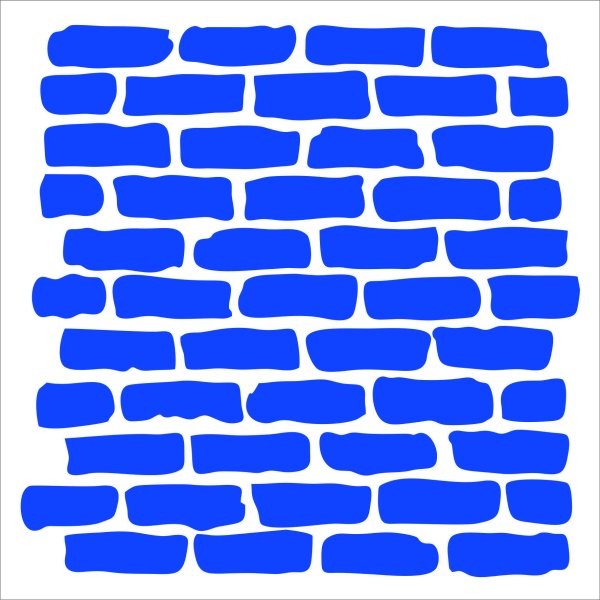 Трафарет кирпичики