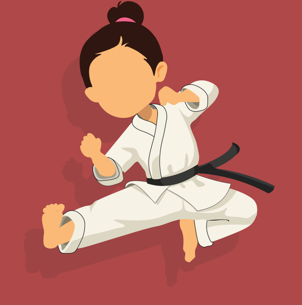 Тхэквондо арт рисунок