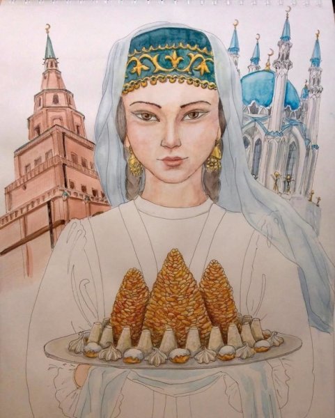 Автопортрет в технике Графика