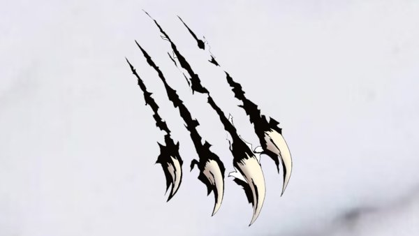 Следы когтей на стене