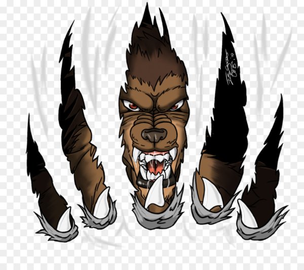 Лапа с когтями вектор