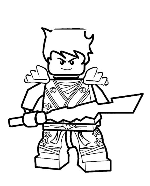 Лего Ниндзяго раскраска