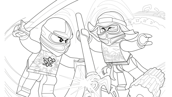 Раскраска лего Ниндзяго Морро