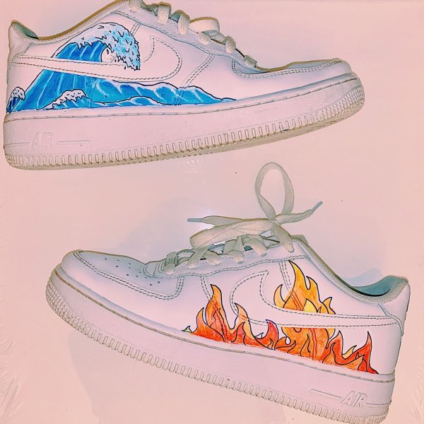 Nike Air Force 1 drawing