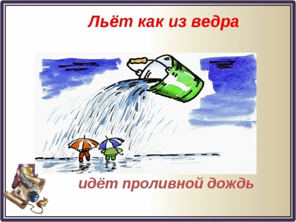 Фразеологизмы рисунки