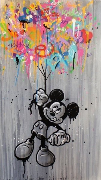 Современные картины в стиле граффити