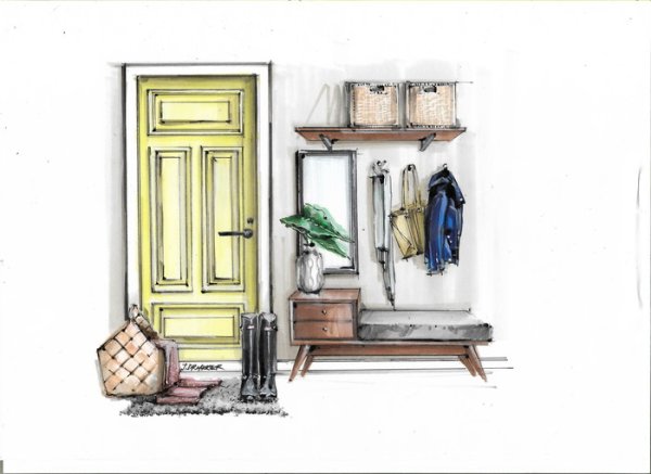 Прихожая рисунок