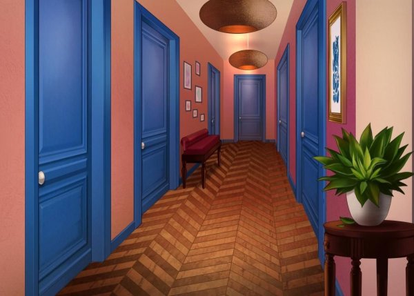 Нарисованный коридор