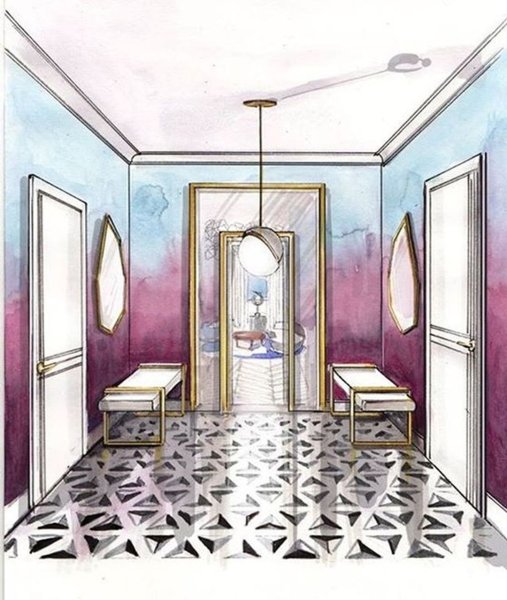 Нарисованный коридор