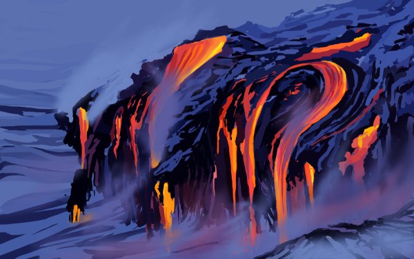 Лава гуашью