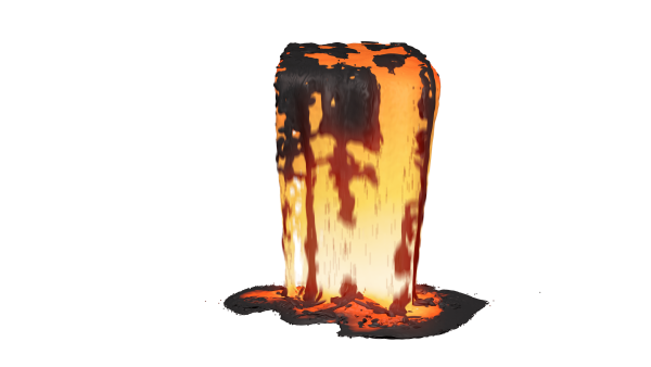 Лава без фона