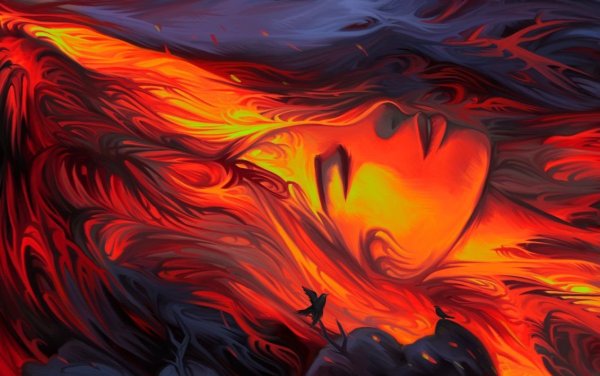 Река ЛАВЫ арт