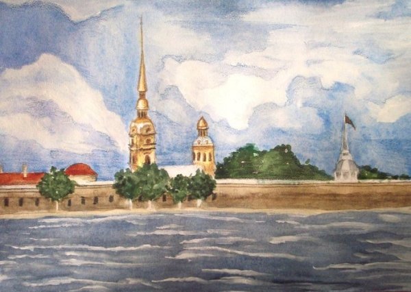 Васильевский остров Санкт Петербург зарисовки