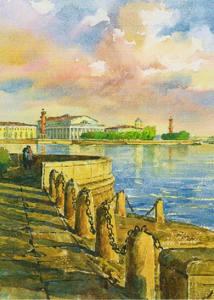 Акварельный Петербург Ольги Литвиненко