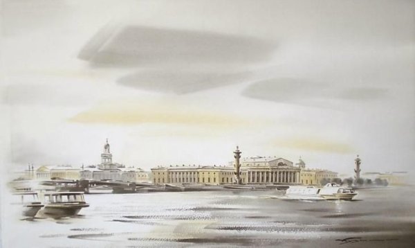 Санкт - Петербург на картинах Олега Ильдюкова
