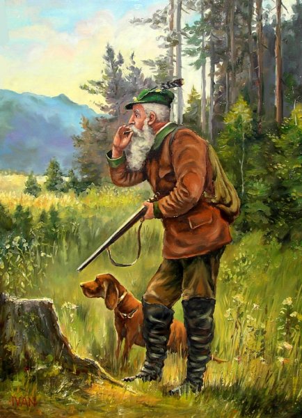 Профессия Лесник рисунок