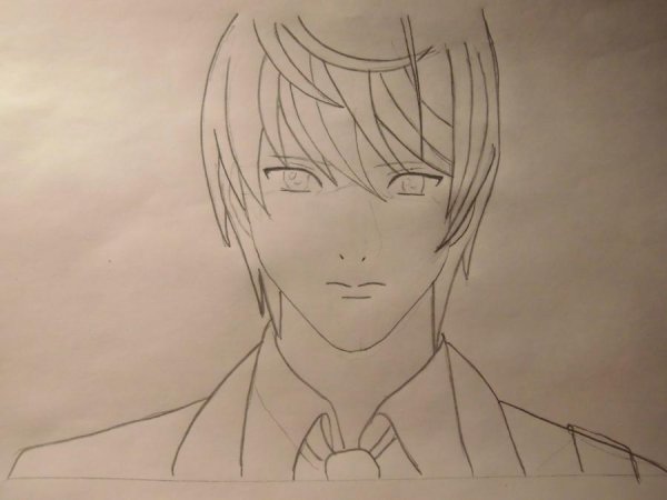 Лайт тетрадь смерти для срисовки