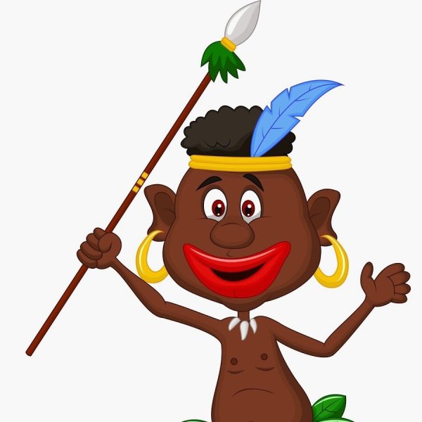 Папуасы мультяшные