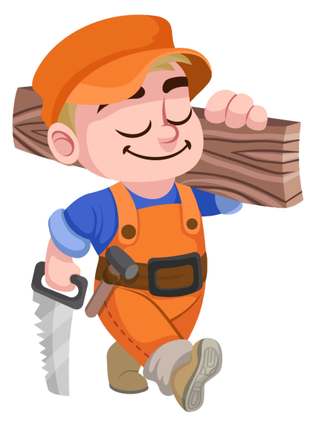 Строитель мультяшный