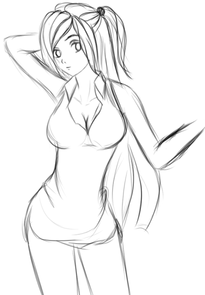 Мультяшные девушки в купальниках