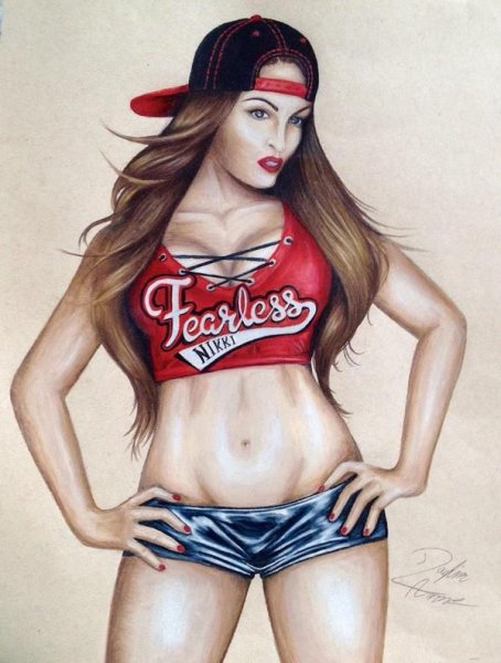 Скетч грудь девушки