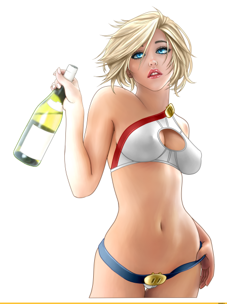 Стройная девушка арт