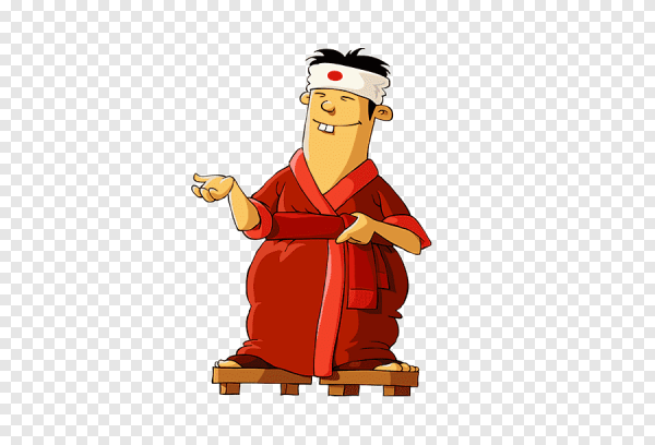 Японец мультяшный