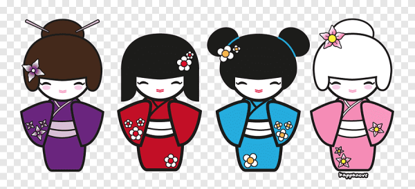 Кукла кокэси Inkscape