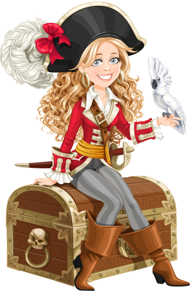 Девушка пират