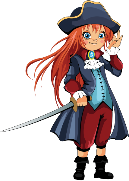 Пиратка мультяшная