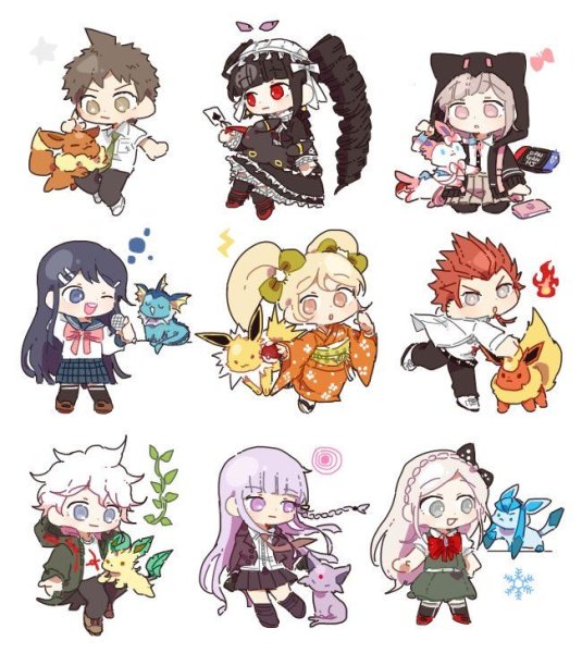 Ч иби персонажи Данганронпы