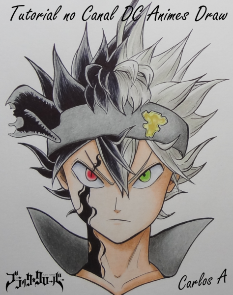 Чёрный Клевер рисунки