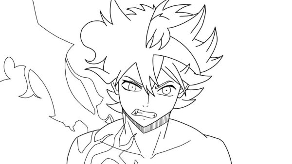 Аста чёрный Клевер демон