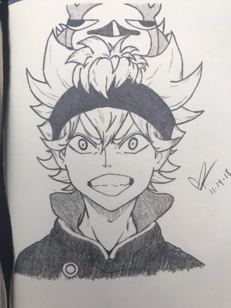 Аста карандашом