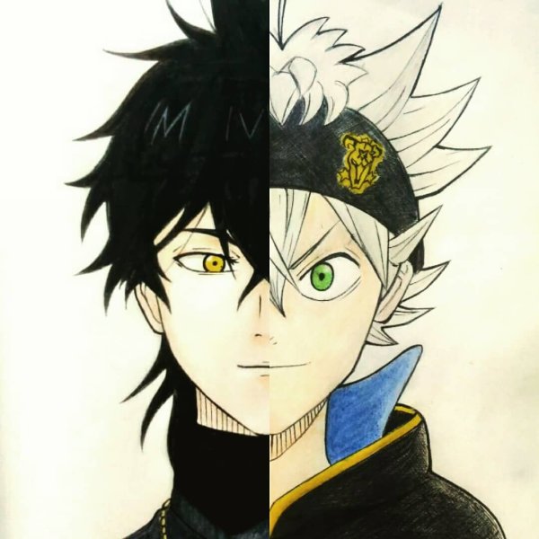 Глаза асты чёрный Клевер