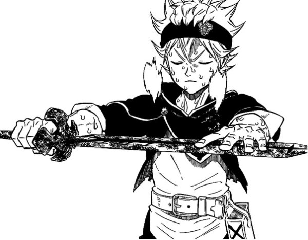 Аста чёрный Клевер Манга