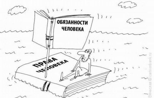 Права и обязанности карикатура