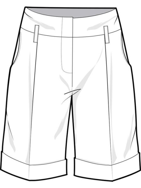 Эскиз шорт женских