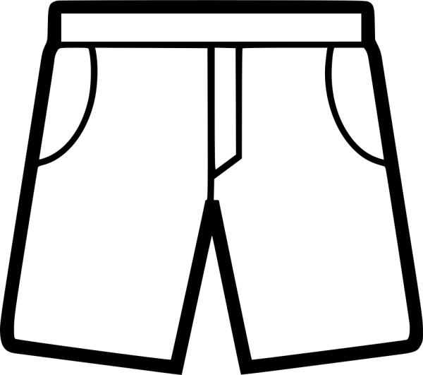 Шорты трафарет